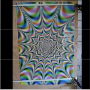 POSTER :  PSYCHEDELIC : LIFESMITH CLASSIC FRACTALS 🌈AQUARIUS #24-045